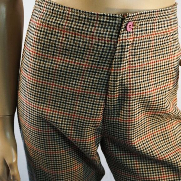 John Galt Brandy Melville 90s Y2K Plaid Kim Pants Sz 27 High Waist - Picture 2 of 9